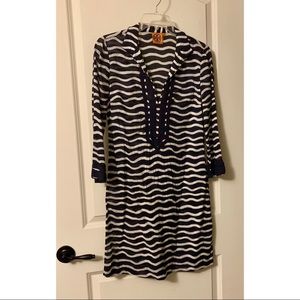 Tory Burch Navy and white Dress